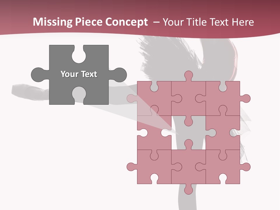 People Tutu Girl PowerPoint Template