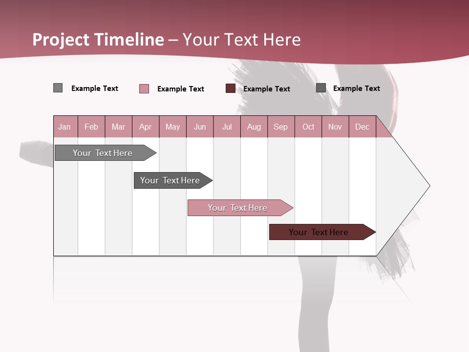 People Tutu Girl PowerPoint Template