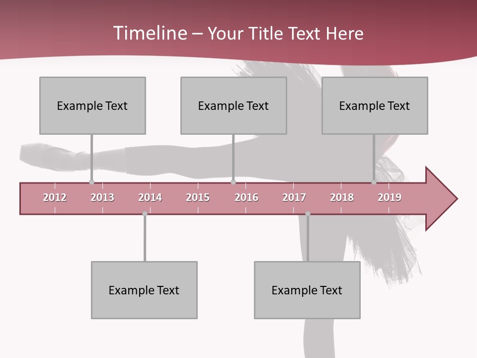 People Tutu Girl PowerPoint Template