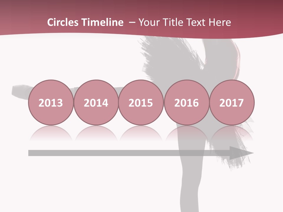 People Tutu Girl PowerPoint Template