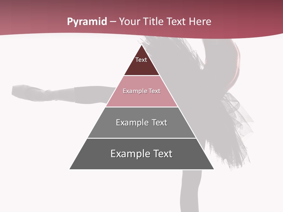 People Tutu Girl PowerPoint Template