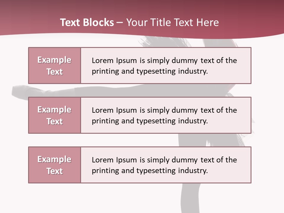 People Tutu Girl PowerPoint Template