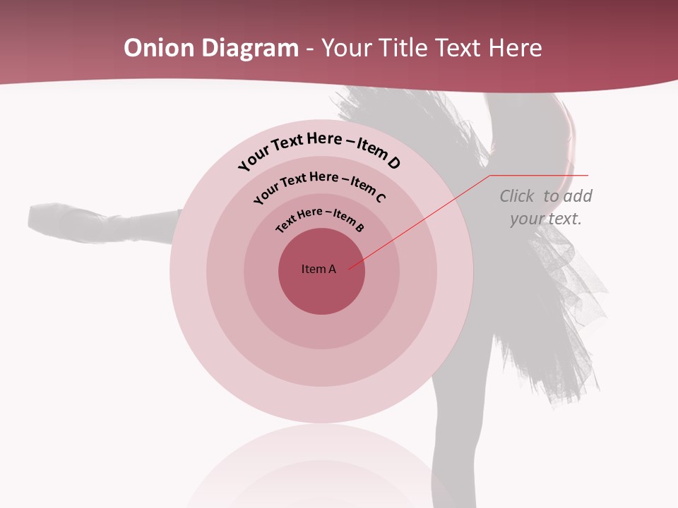 People Tutu Girl PowerPoint Template