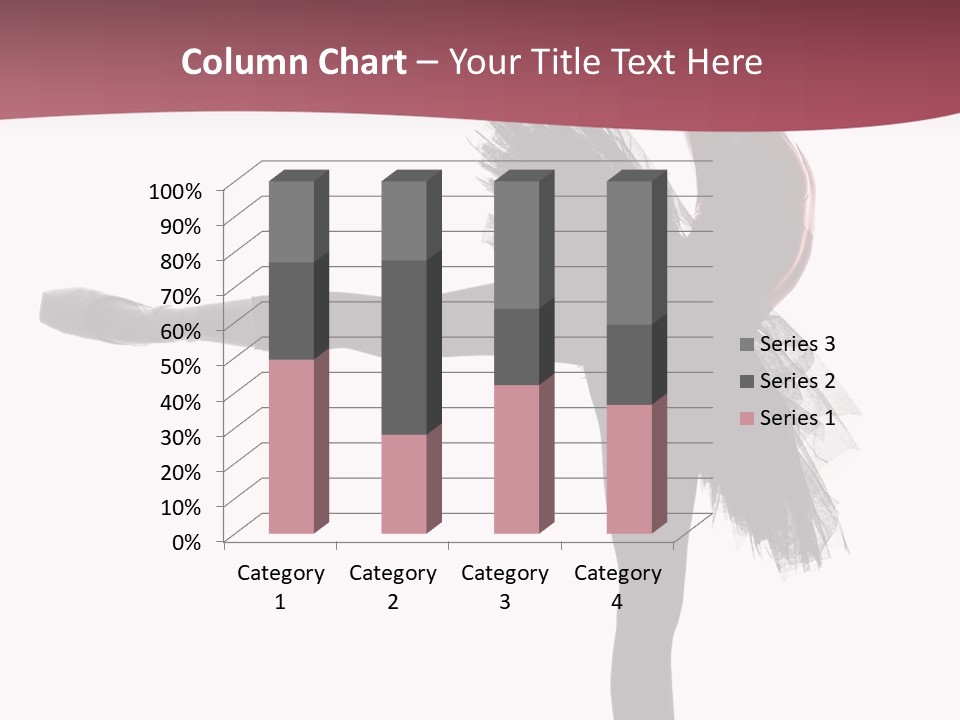 People Tutu Girl PowerPoint Template