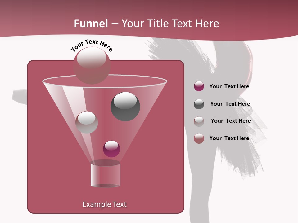 People Tutu Girl PowerPoint Template