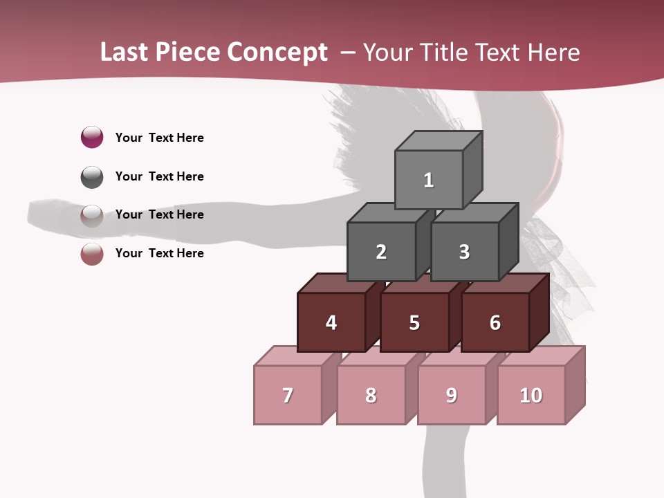 People Tutu Girl PowerPoint Template