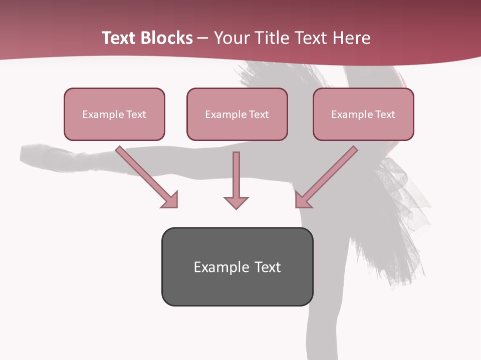 People Tutu Girl PowerPoint Template