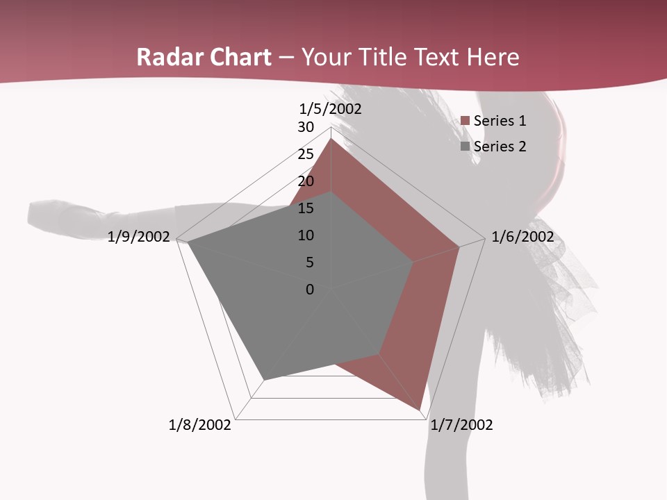 People Tutu Girl PowerPoint Template