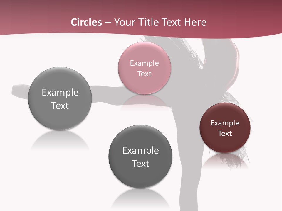 People Tutu Girl PowerPoint Template