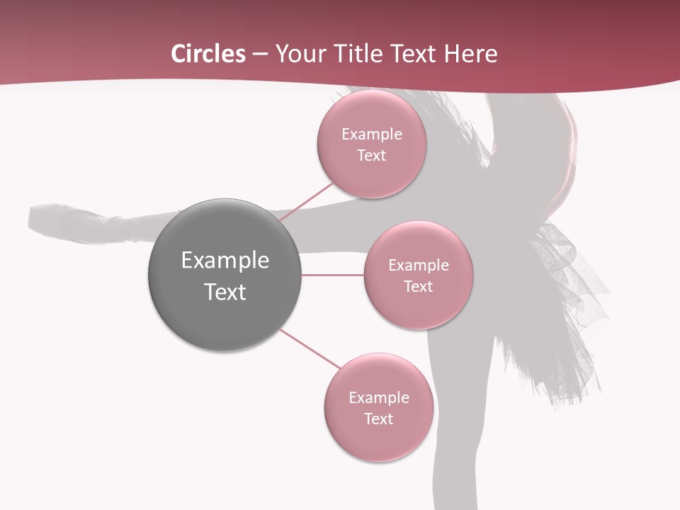 People Tutu Girl PowerPoint Template
