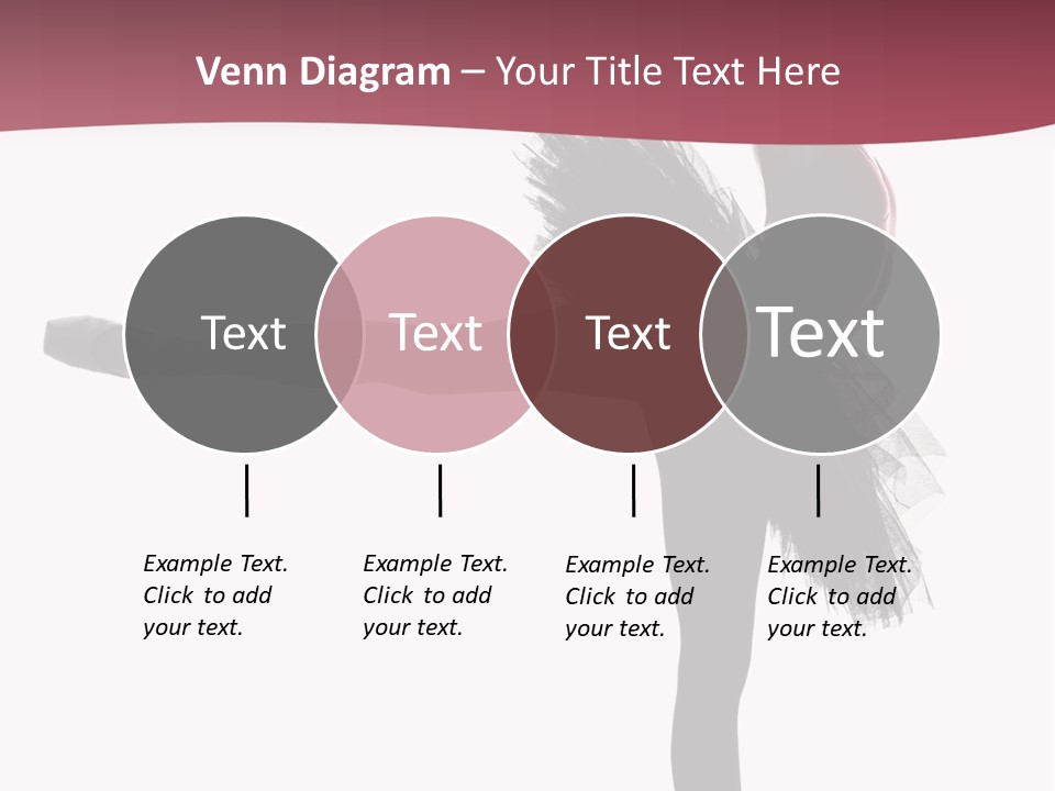 People Tutu Girl PowerPoint Template
