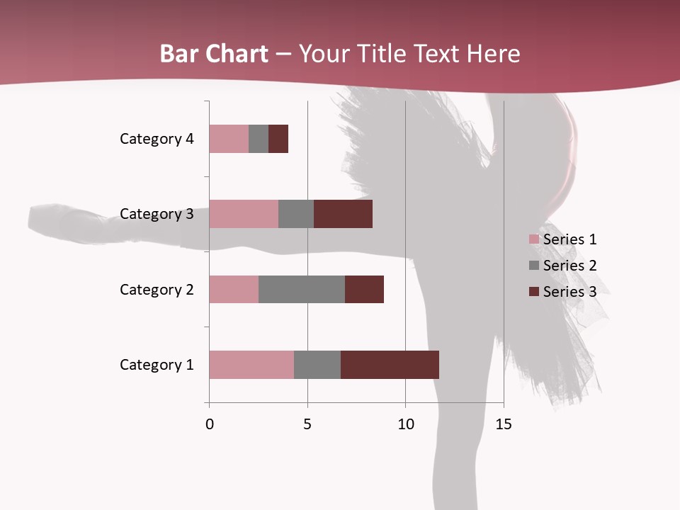 People Tutu Girl PowerPoint Template