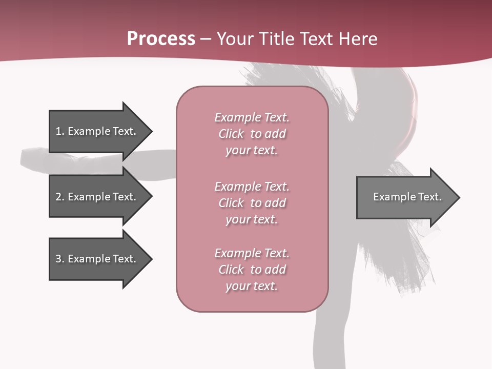 People Tutu Girl PowerPoint Template