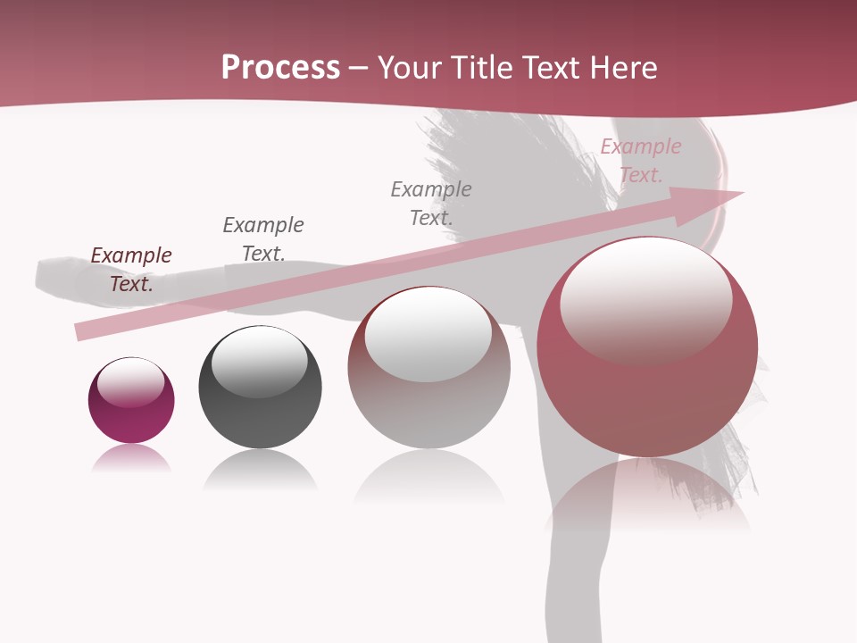 People Tutu Girl PowerPoint Template