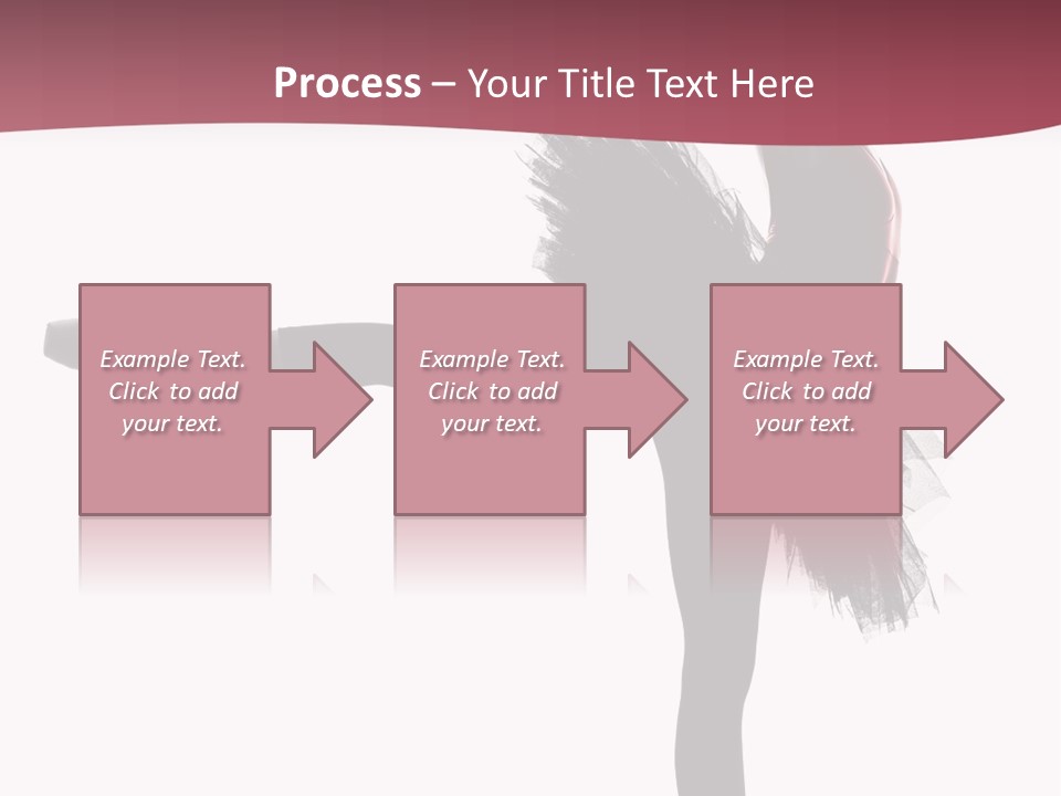 People Tutu Girl PowerPoint Template