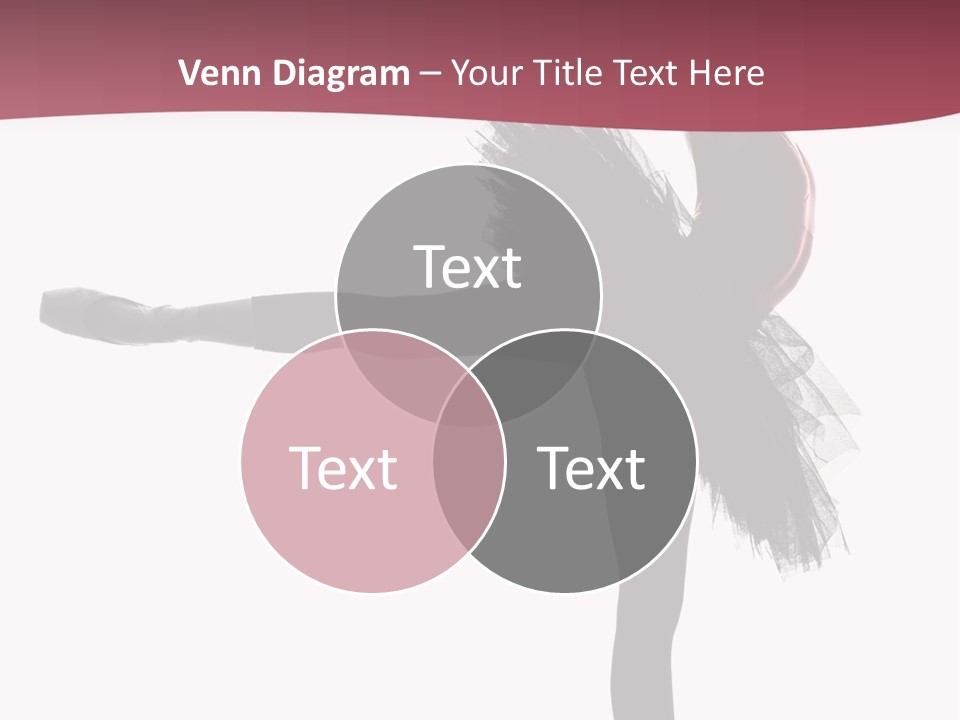 People Tutu Girl PowerPoint Template