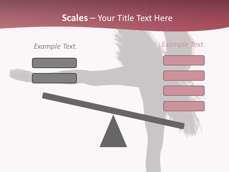 People Tutu Girl PowerPoint Template