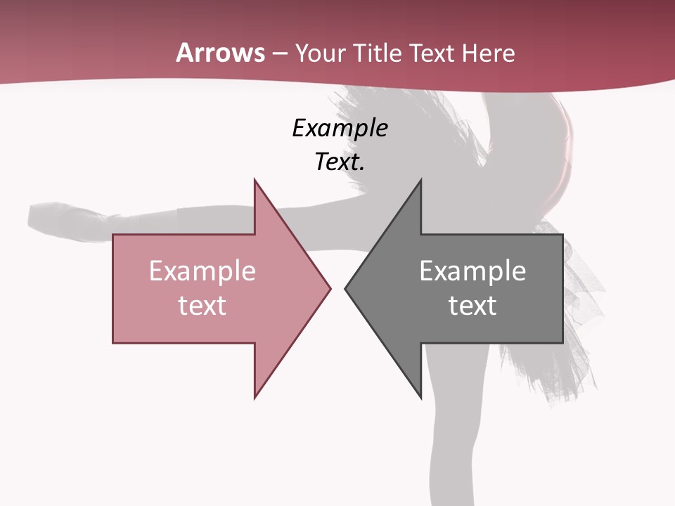 People Tutu Girl PowerPoint Template