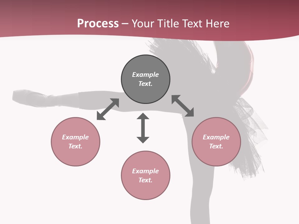 People Tutu Girl PowerPoint Template