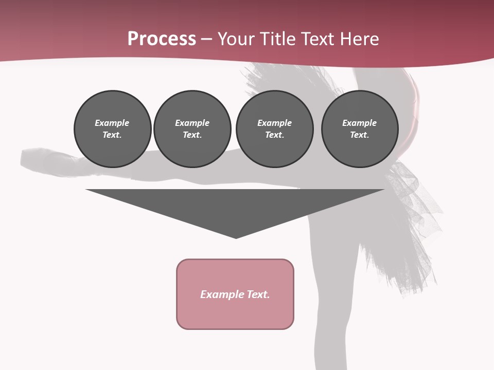 People Tutu Girl PowerPoint Template