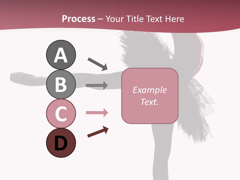 People Tutu Girl PowerPoint Template