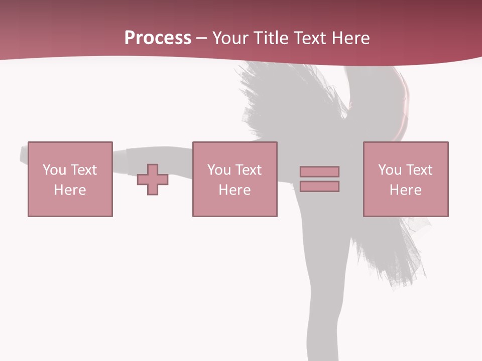 People Tutu Girl PowerPoint Template