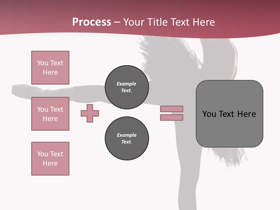 People Tutu Girl PowerPoint Template