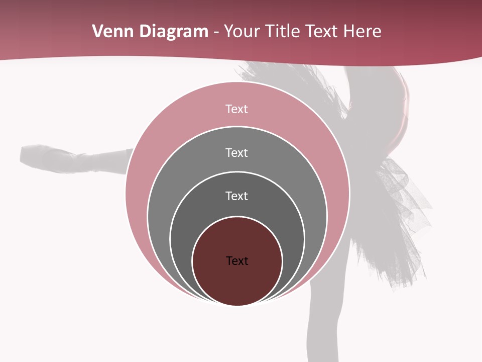 People Tutu Girl PowerPoint Template