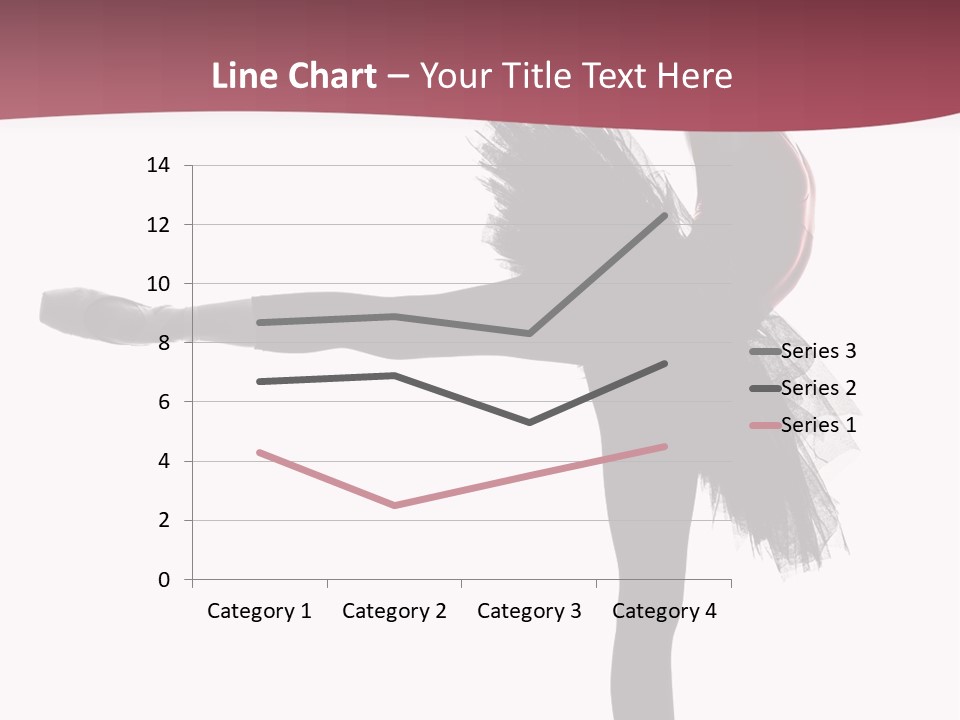 People Tutu Girl PowerPoint Template