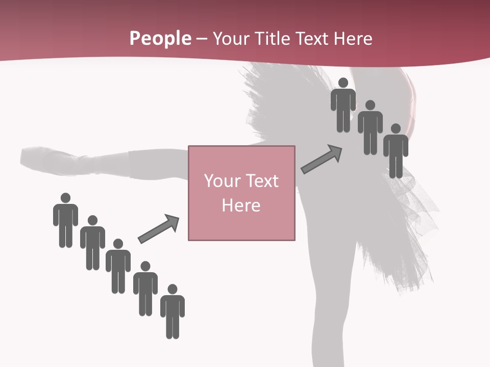 People Tutu Girl PowerPoint Template