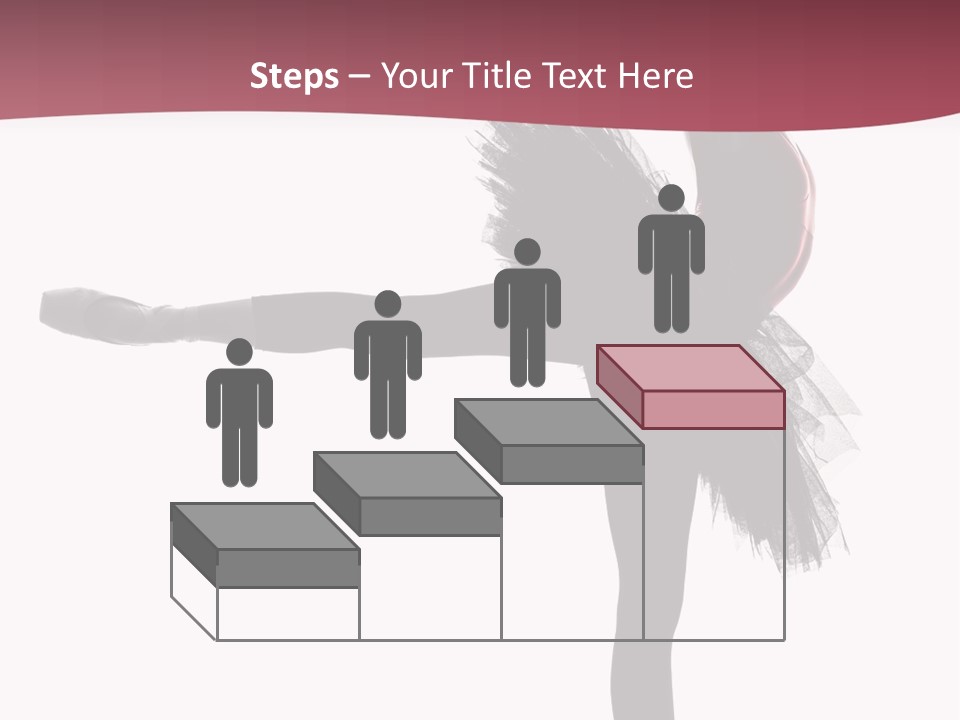 People Tutu Girl PowerPoint Template