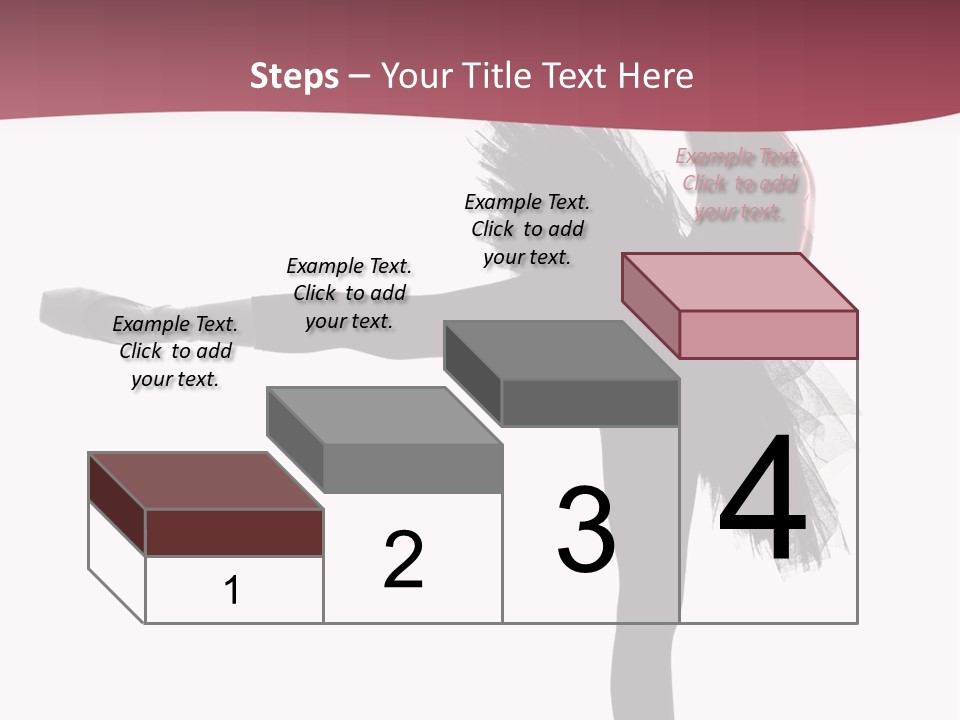 People Tutu Girl PowerPoint Template