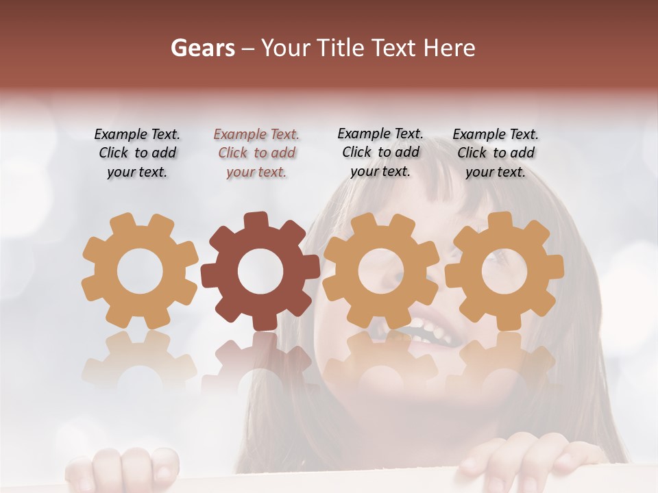 Christmastime Beautiful Empty Space PowerPoint Template