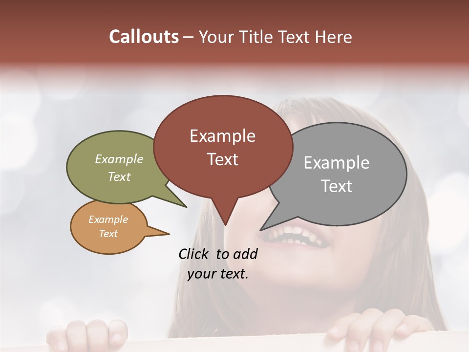 Christmastime Beautiful Empty Space PowerPoint Template