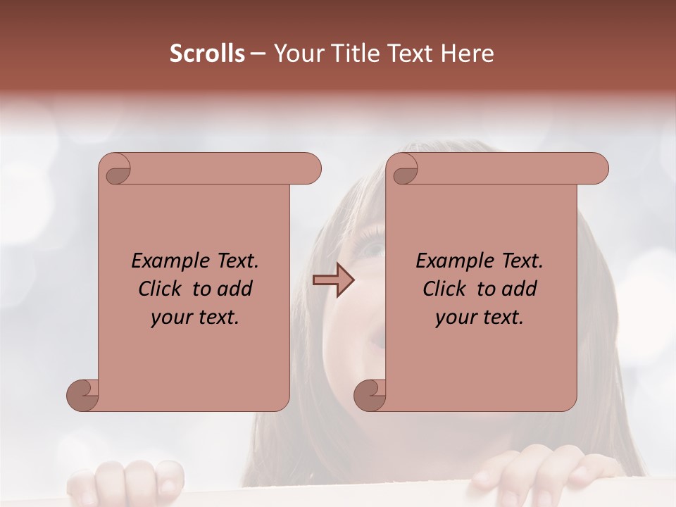 Christmastime Beautiful Empty Space PowerPoint Template