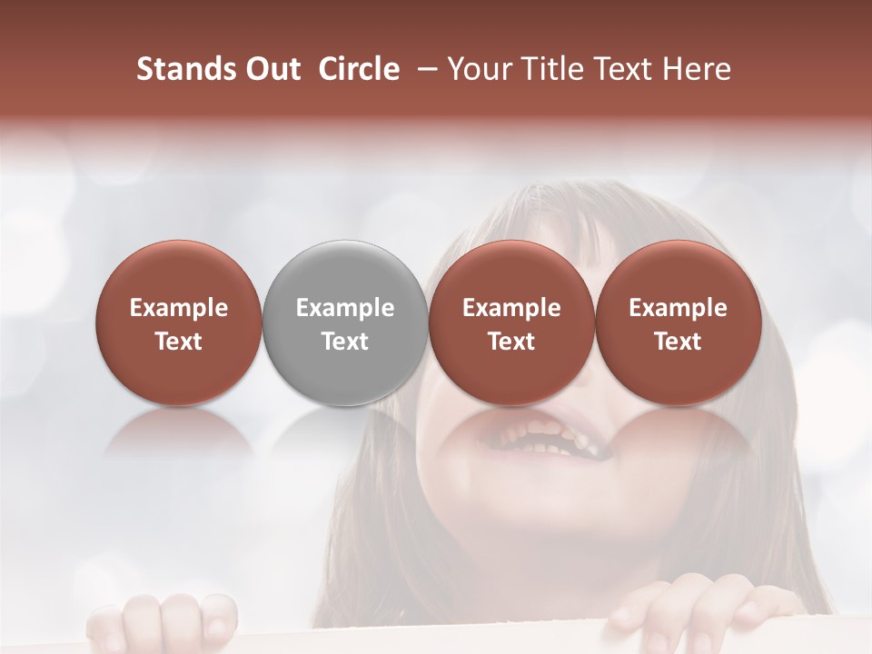 Christmastime Beautiful Empty Space PowerPoint Template