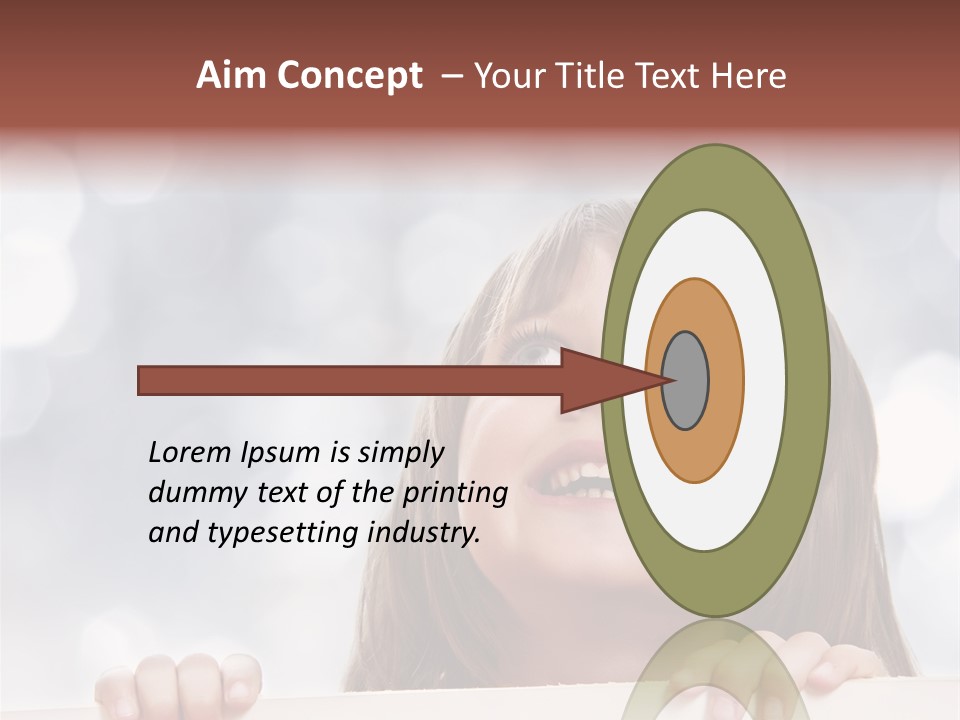 Christmastime Beautiful Empty Space PowerPoint Template