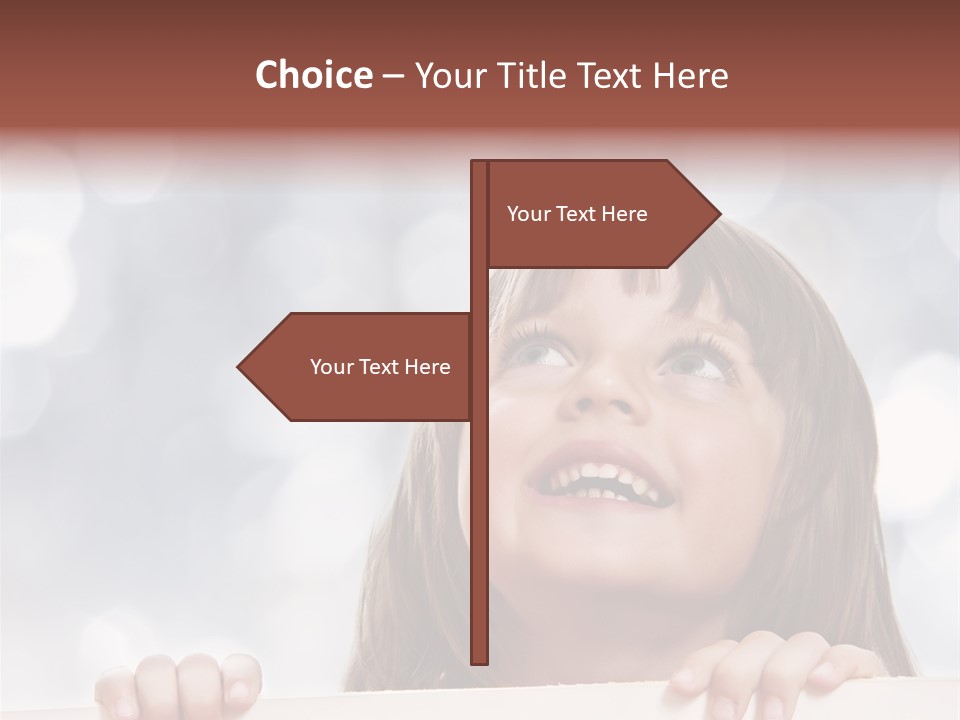 Christmastime Beautiful Empty Space PowerPoint Template