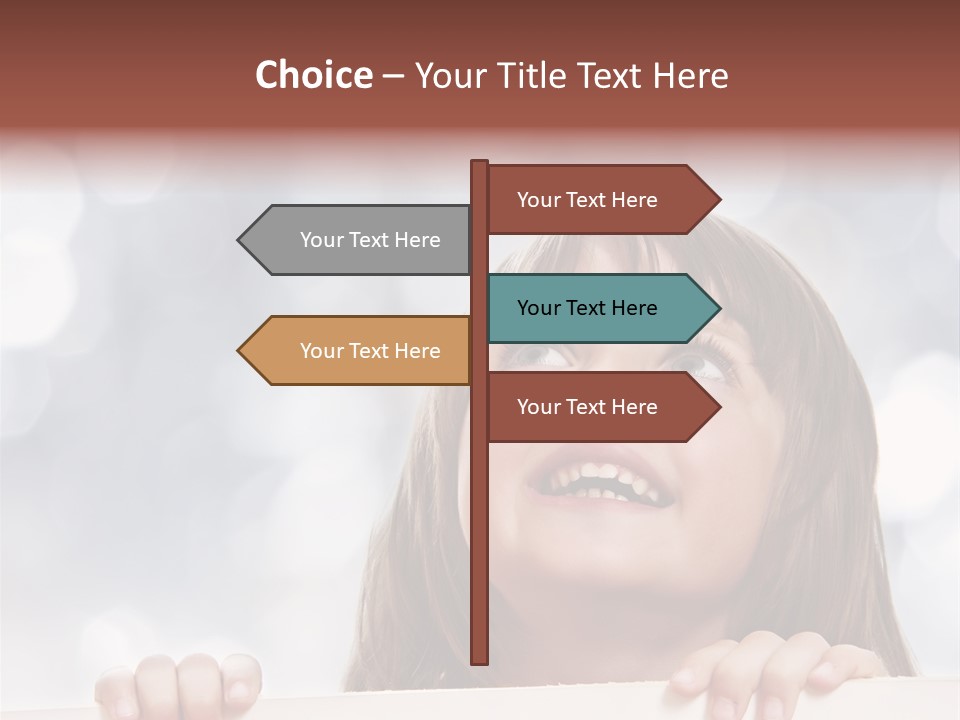 Christmastime Beautiful Empty Space PowerPoint Template