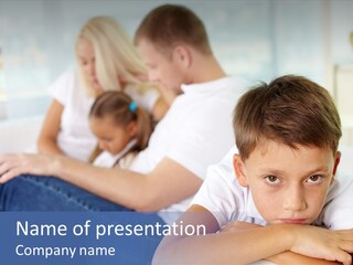 Family Youth Glance PowerPoint Template