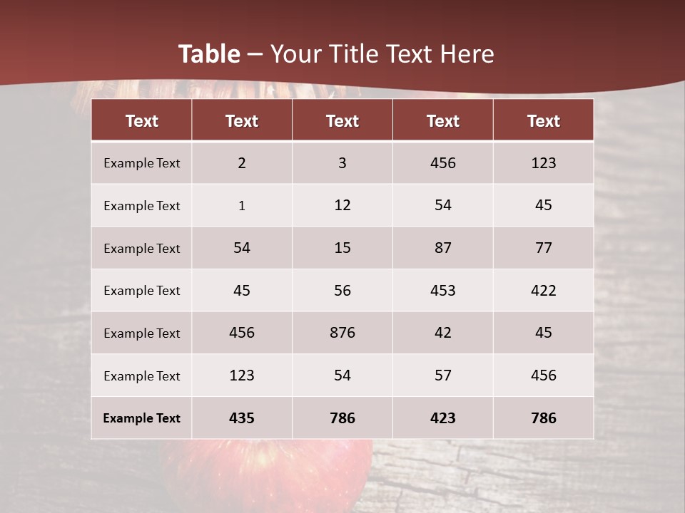 Apples Health Ripe PowerPoint Template