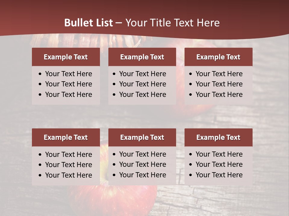 Apples Health Ripe PowerPoint Template