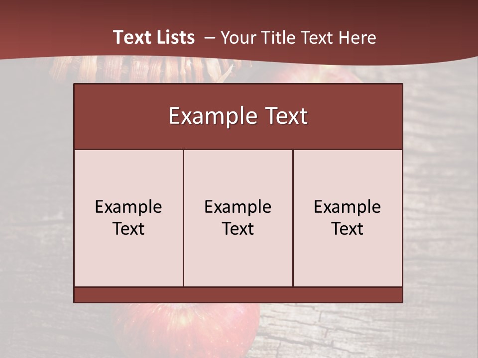 Apples Health Ripe PowerPoint Template