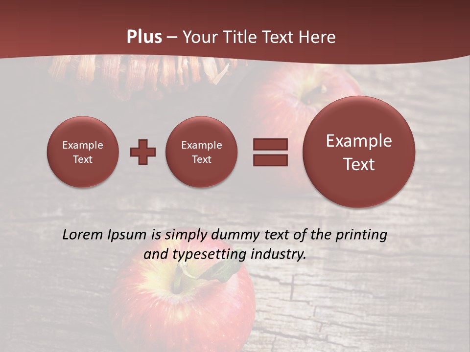 Apples Health Ripe PowerPoint Template