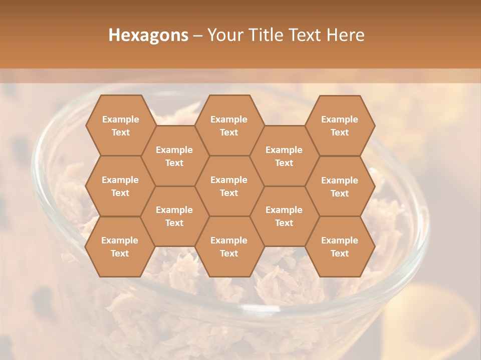 Glass Bowl Cooking Ingredient PowerPoint Template