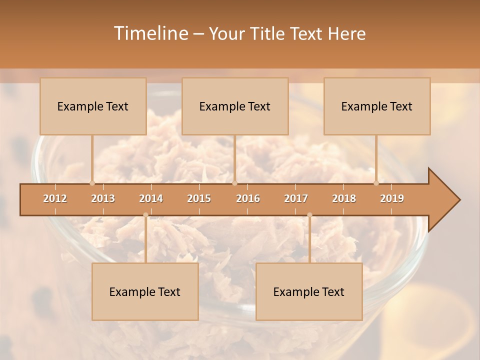 Glass Bowl Cooking Ingredient PowerPoint Template