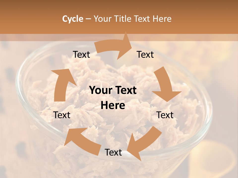 Glass Bowl Cooking Ingredient PowerPoint Template