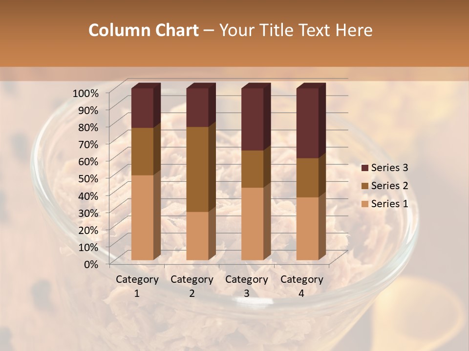 Glass Bowl Cooking Ingredient PowerPoint Template