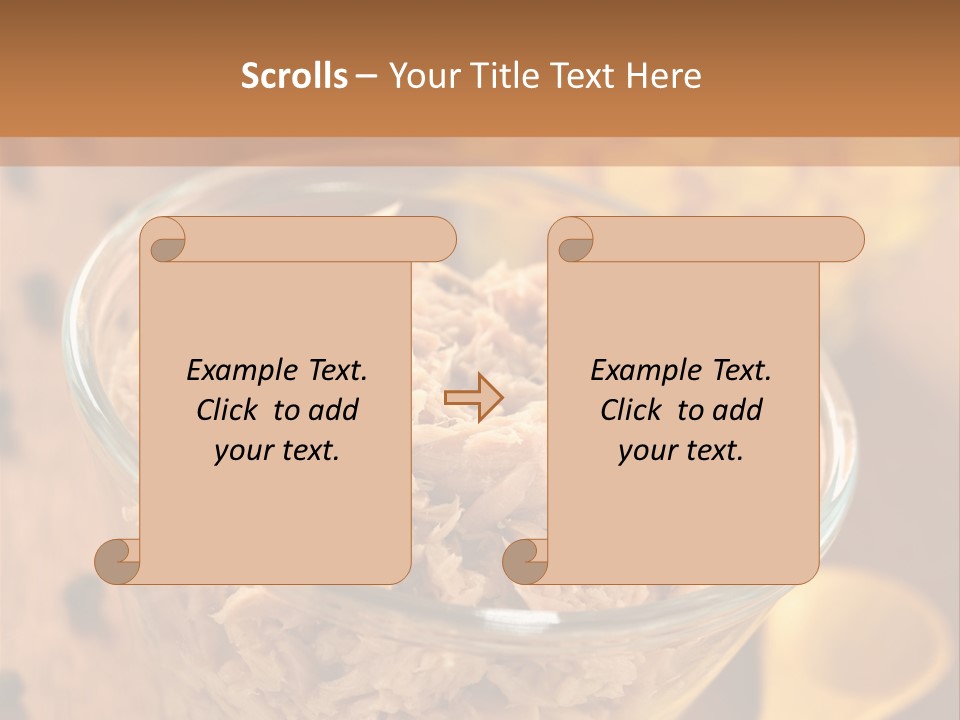 Glass Bowl Cooking Ingredient PowerPoint Template