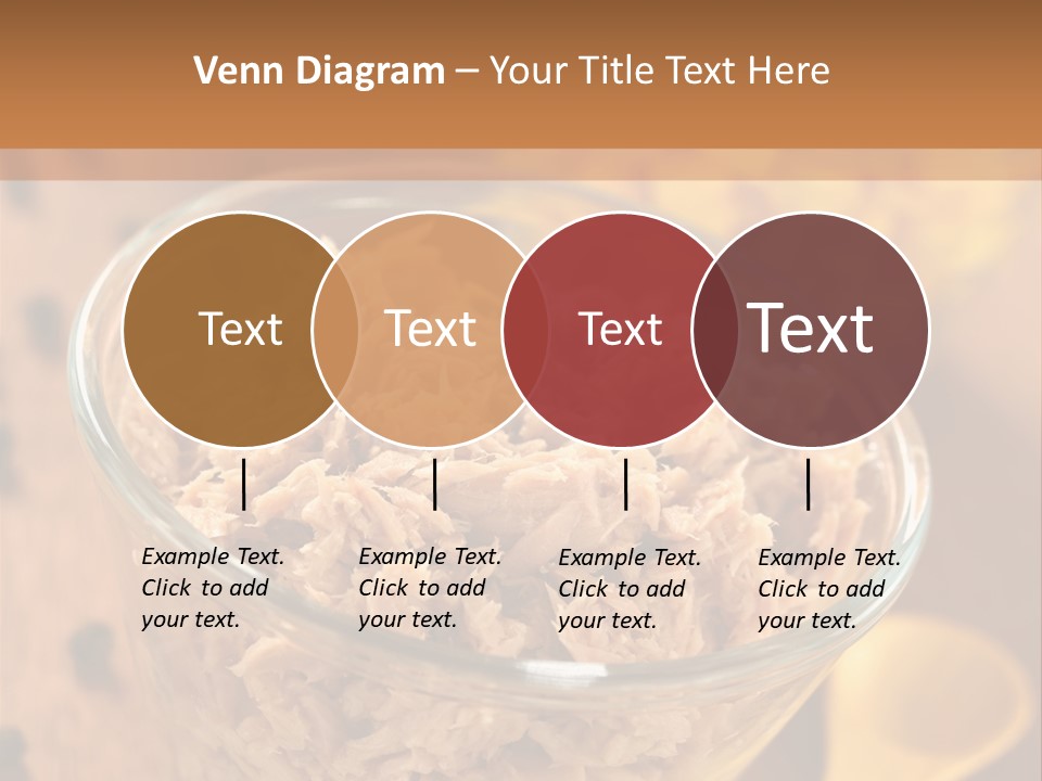 Glass Bowl Cooking Ingredient PowerPoint Template